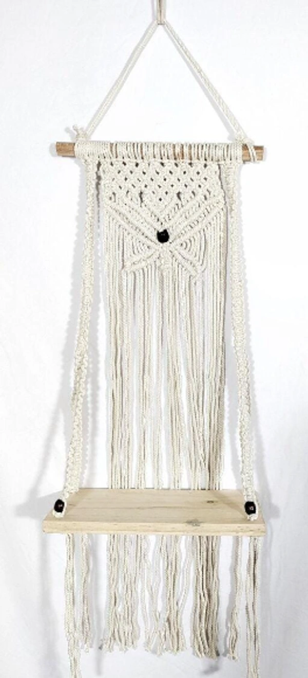 Macrame Diy WallHanging / Wall Decor Hanging Planters -  Free Size,  ,  Indoor,  Pack of1